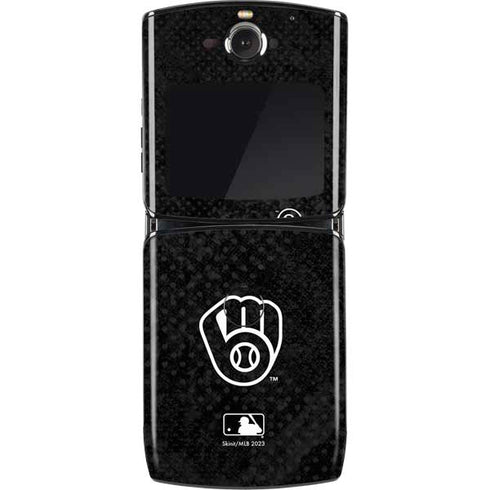 MLB Milwaukee Brewers Dark Wash Motorola RAZR Skin