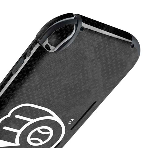 MLB Milwaukee Brewers Dark Wash Nintendo Switch Lite Skin