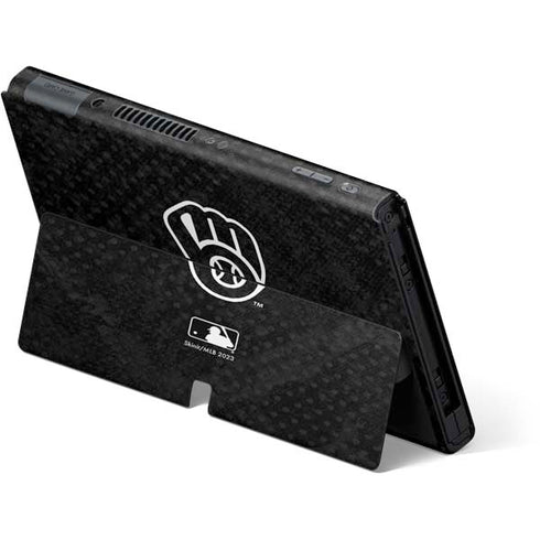 MLB Milwaukee Brewers Dark Wash Nintendo Switch OLED (2021) Skin