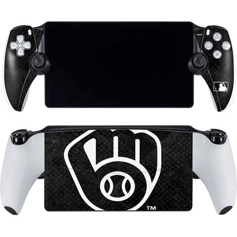 MLB Milwaukee Brewers Dark Wash PlayStation Portal Remote Player Skin