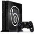MLB Milwaukee Brewers Dark Wash PS4 Console and Controller Bundle Skin