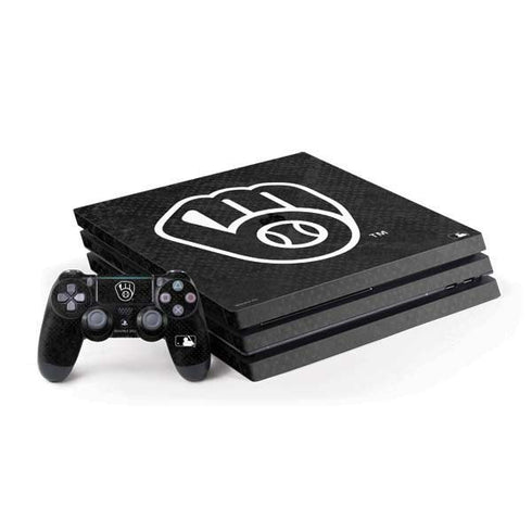 MLB Milwaukee Brewers Dark Wash PS4 Pro Bundle Skin