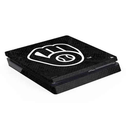 MLB Milwaukee Brewers Dark Wash PS4 Slim Skin
