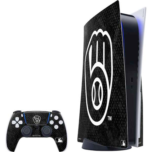 MLB Milwaukee Brewers Dark Wash PS5 Bundle Skin