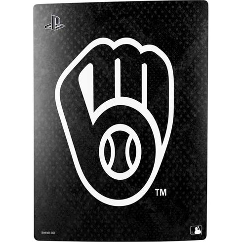 MLB Milwaukee Brewers Dark Wash PS5 Console Skin