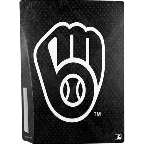 MLB Milwaukee Brewers Dark Wash PS5 Console Skin