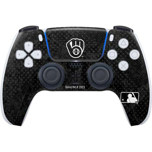 MLB Milwaukee Brewers Dark Wash PS5 Controller Skin