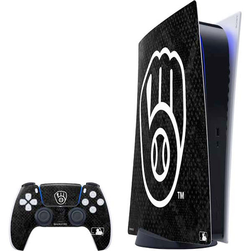 MLB Milwaukee Brewers Dark Wash PS5 Digital Edition Bundle Skin