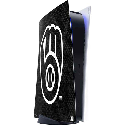 MLB Milwaukee Brewers Dark Wash PS5 Digital Edition Console Skin