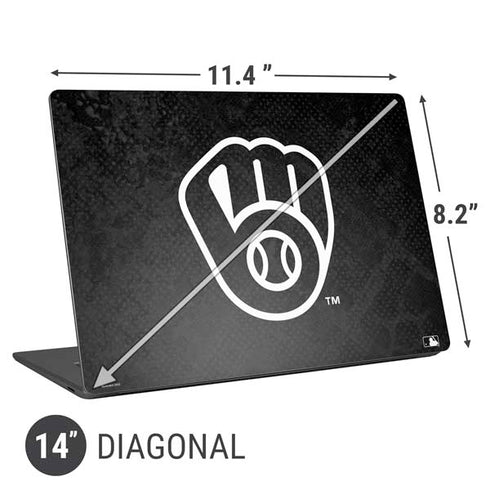 MLB Milwaukee Brewers Dark Wash Universal Laptop 14in (11.4 x 8.2in) Skin