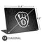 MLB Milwaukee Brewers Dark Wash Universal Laptop 14in (11.4 x 8.2in) Skin