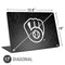 MLB Milwaukee Brewers Dark Wash Universal Laptop 17in (13.8 x 10in) Skin