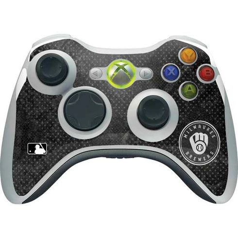 MLB Milwaukee Brewers Dark Wash Xbox 360 Wireless Controller Skin