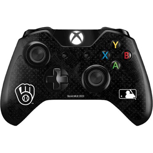 MLB Milwaukee Brewers Dark Wash Xbox One Controller Skin