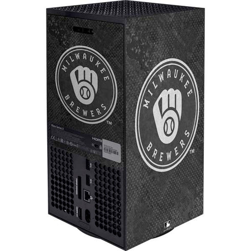 MLB Milwaukee Brewers Dark Wash Xbox Series X Bundle Skin