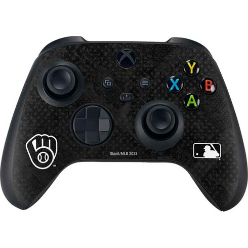 MLB Milwaukee Brewers Dark Wash Xbox Series X Controller Skin
