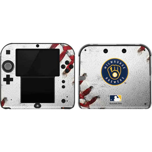 MLB Milwaukee Brewers Game Ball Nintendo 2DS Skin