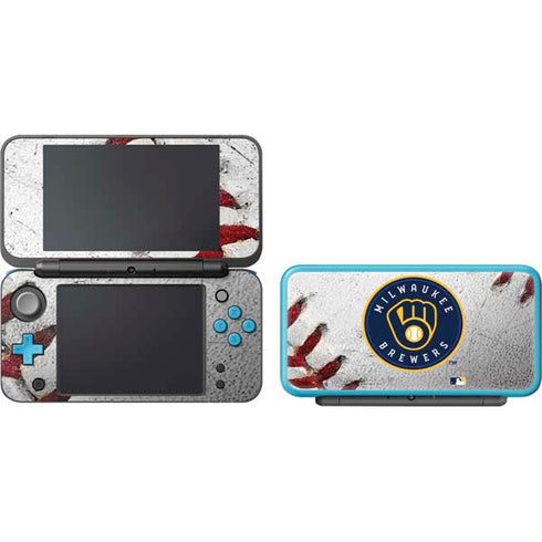 MLB Milwaukee Brewers Game Ball Nintendo 2DS XL (2017) Skin