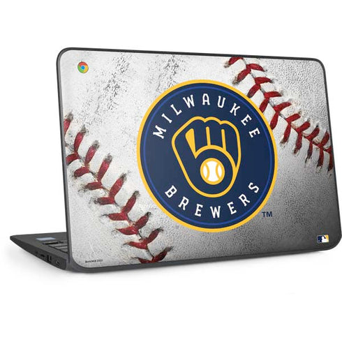 MLB Milwaukee Brewers Game Ball HP Chromebook Skin