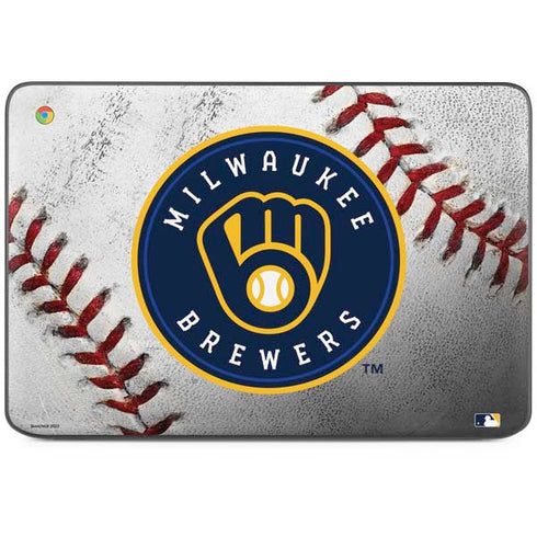 MLB Milwaukee Brewers Game Ball HP Chromebook Skin
