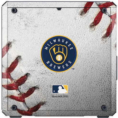 MLB Milwaukee Brewers Game Ball Cooler Master MasterBox Q300L Mini Tower Skin