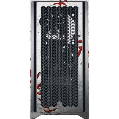 MLB Milwaukee Brewers Game Ball Corsair 4000D Tempered Glass Mid-Tower ATX Case Skin