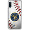MLB Milwaukee Brewers Game Ball Galaxy A10e Clear Case