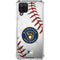 MLB Milwaukee Brewers Game Ball Galaxy A12 Clear Case