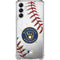 MLB Milwaukee Brewers Game Ball Galaxy A14 5G Clear Case