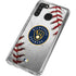 MLB Milwaukee Brewers Game Ball Galaxy A21 Clear Case