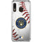 MLB Milwaukee Brewers Game Ball Galaxy A30 Clear Case