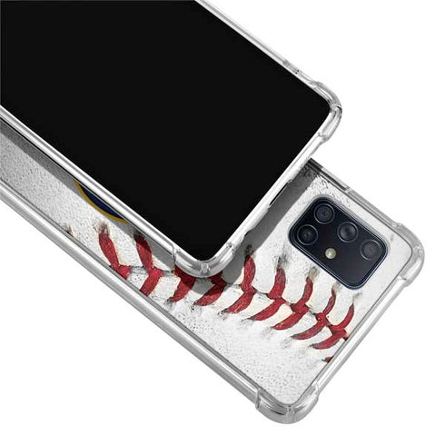 MLB Milwaukee Brewers Game Ball Galaxy A51 5G Clear Case