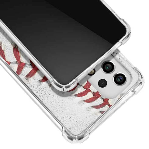 MLB Milwaukee Brewers Game Ball Galaxy A53 5G Clear Case