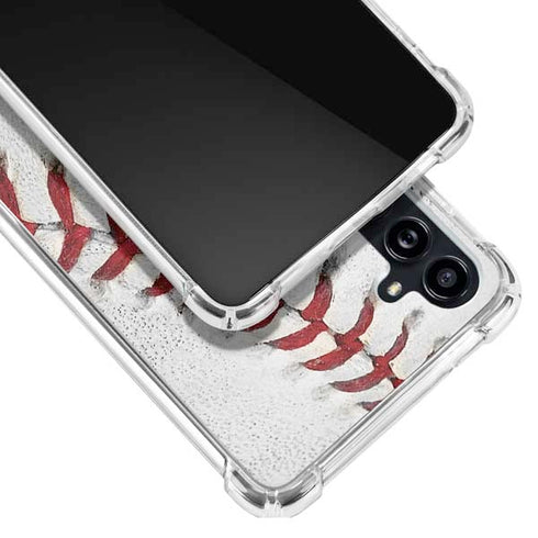 MLB Milwaukee Brewers Game Ball Galaxy A54 5G Clear Case
