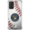 MLB Milwaukee Brewers Game Ball Galaxy A72 5G Clear Case