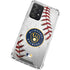 MLB Milwaukee Brewers Game Ball Galaxy A72 5G Clear Case