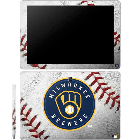 MLB Milwaukee Brewers Game Ball Galaxy Book 12in Skin