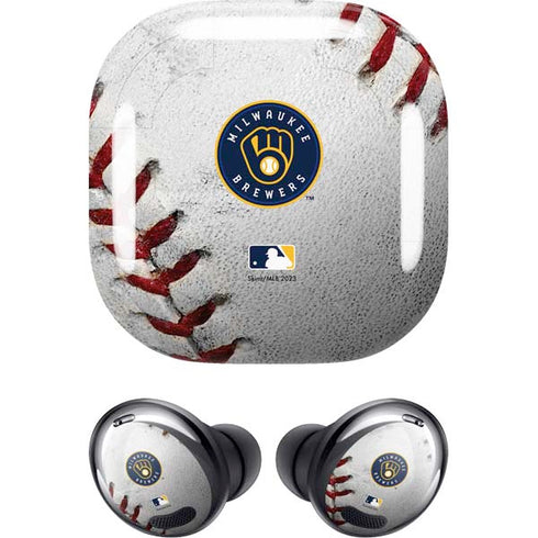 MLB Milwaukee Brewers Game Ball Galaxy Buds Pro Skin