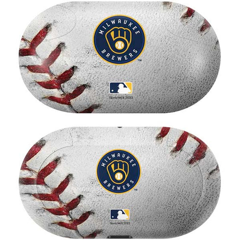 MLB Milwaukee Brewers Game Ball Galaxy Buds Skin