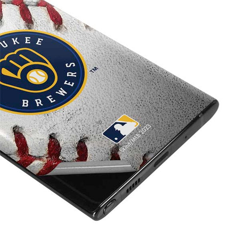 MLB Milwaukee Brewers Game Ball Galaxy Note 10 Plus Skin