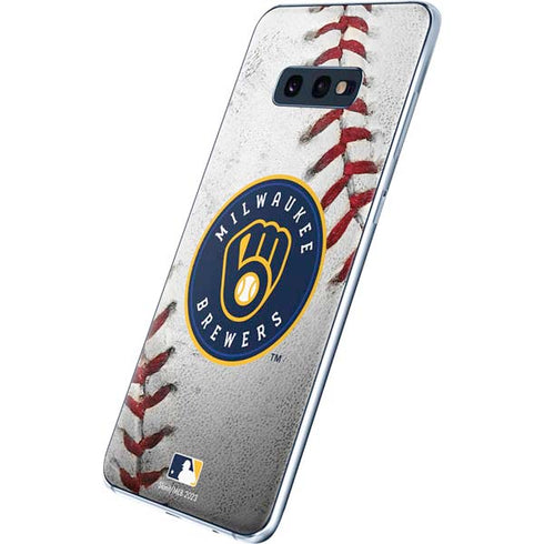 MLB Milwaukee Brewers Game Ball Galaxy S10e Skin