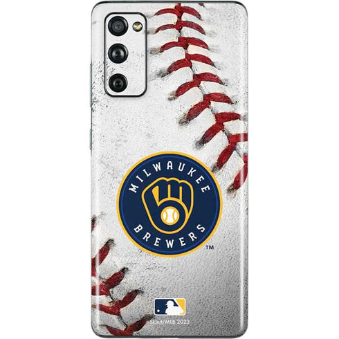 MLB Milwaukee Brewers Game Ball Galaxy S20 Fan Edition Skin