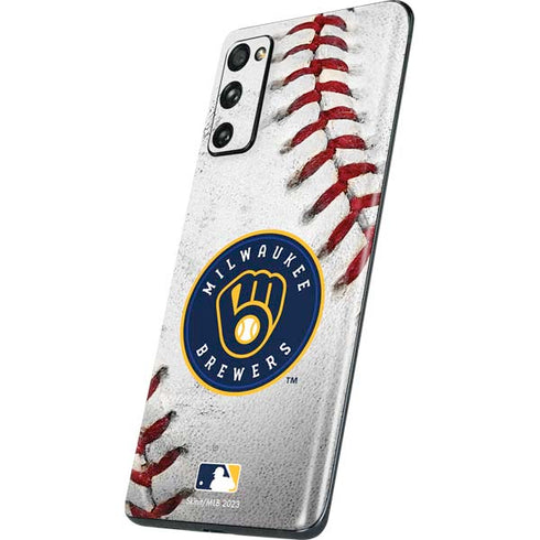 MLB Milwaukee Brewers Game Ball Galaxy S20 Fan Edition Skin