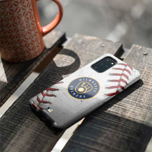 MLB Milwaukee Brewers Game Ball Galaxy S20 Plus Pro Case