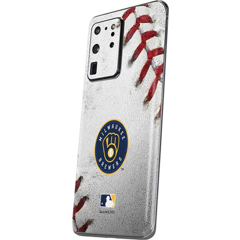 MLB Milwaukee Brewers Game Ball Galaxy S20 Ultra 5G Skin