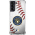 MLB Milwaukee Brewers Game Ball Galaxy S21 5G Clear Case