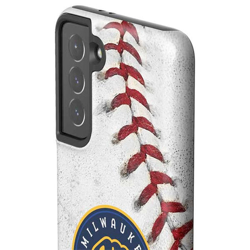 MLB Milwaukee Brewers Game Ball Galaxy S21 5G Pro Case