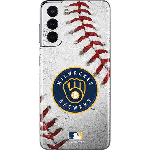 MLB Milwaukee Brewers Game Ball Galaxy S21 5G Skin