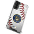MLB Milwaukee Brewers Game Ball Galaxy S21 FE Clear Case