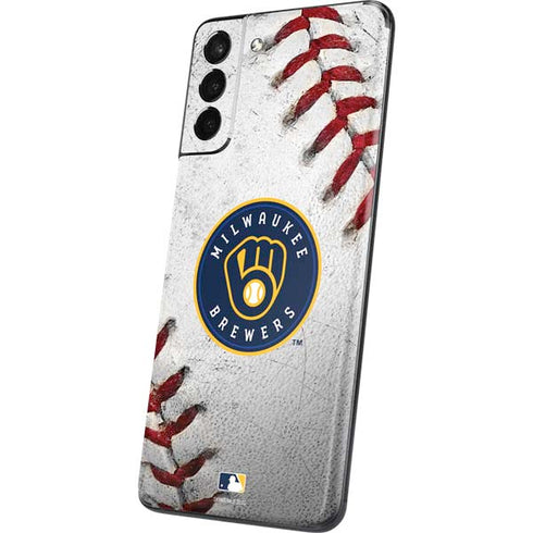 MLB Milwaukee Brewers Game Ball Galaxy S21 Plus 5G Skin